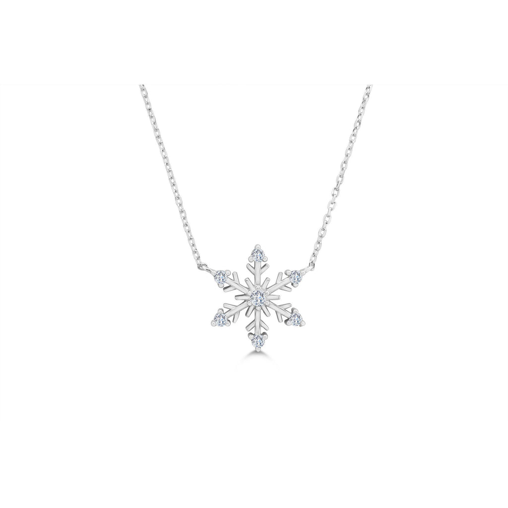 Stia Jewelry - Snowflake Necklace (Silver)