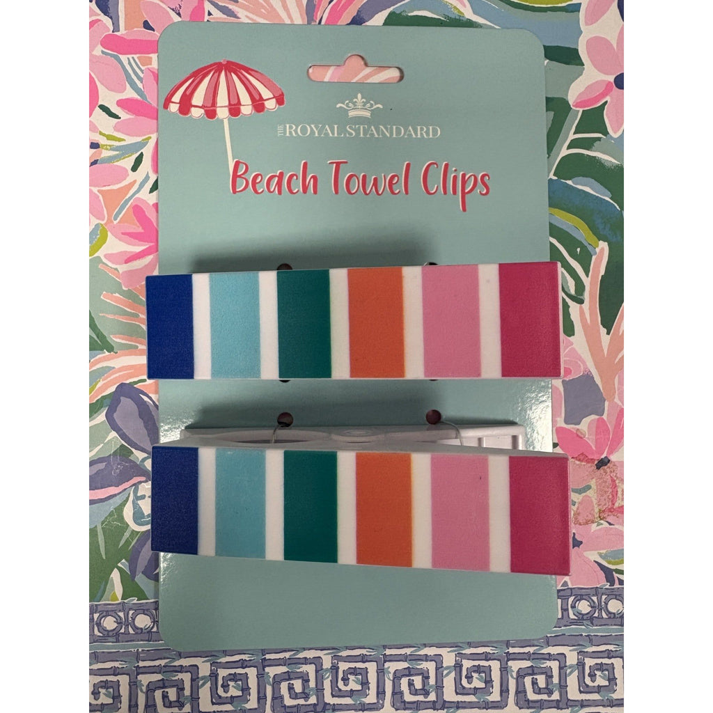 Summer Oasis Beach Towel Clips (Set of 2) - Multi