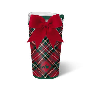 Swig 24 oz Party Cup - Christmas Plaid