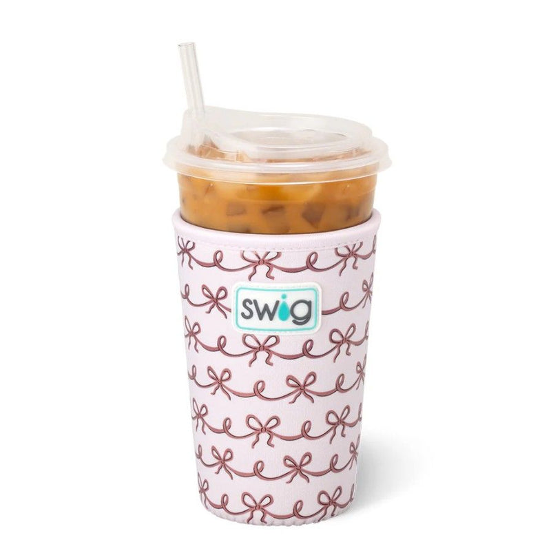 Swig Iced Cup Coolie (22 oz) - Pretty in Pink