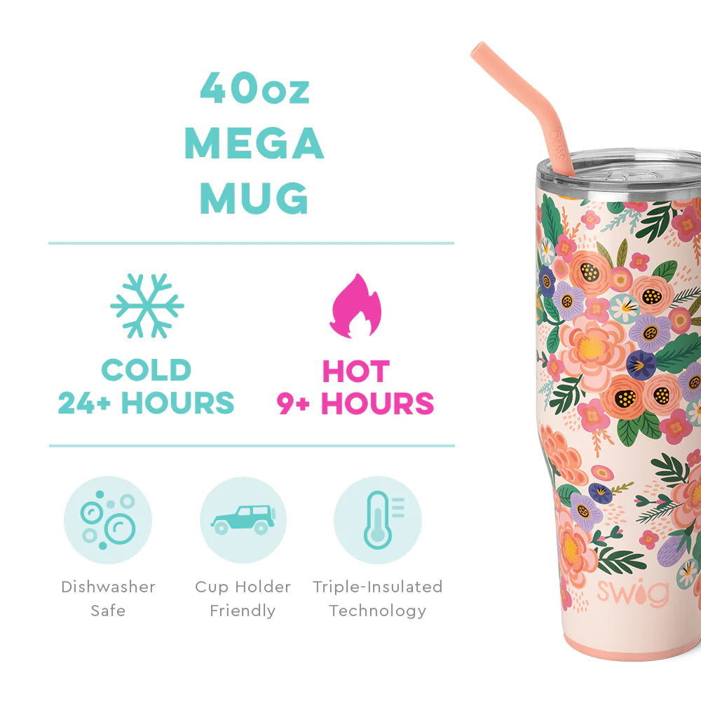 Swig Mega Mug - Full Bloom