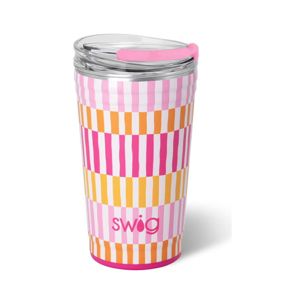 Swig 24 oz Party Cup - Sherbet Stripe