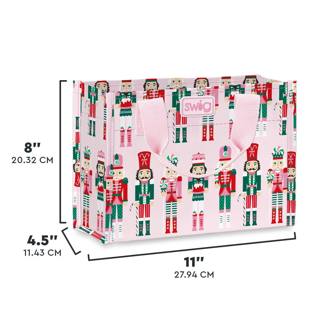 Swig Reusable Small Gift Bag - Sugar Plum Soldiers