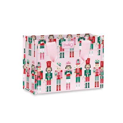 Swig Reusable Small Gift Bag - Sugar Plum Soldiers