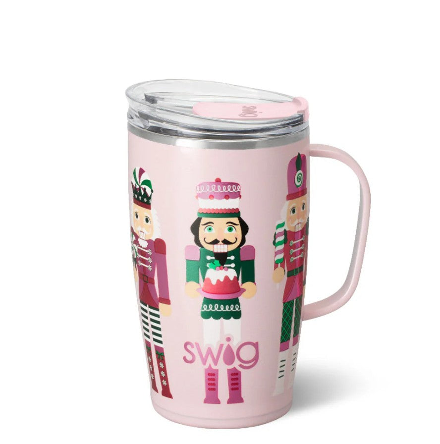 Swig 18oz Travel Mug - Sugar Plum Soldiers