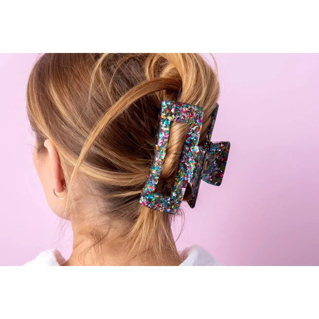 Claw Hair Clip - Colorful Confetti