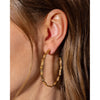 XL Wavy Hoop Earrings