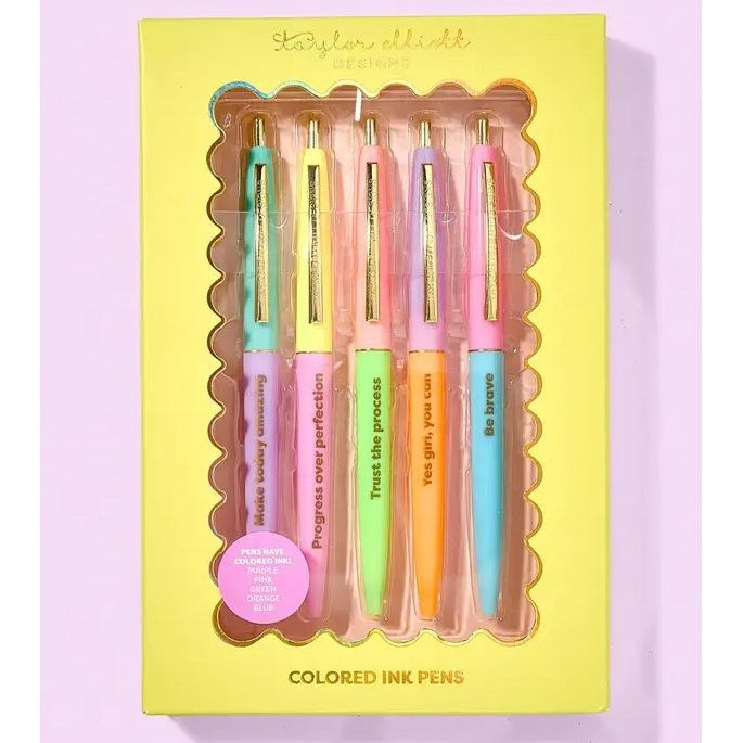 Motivational Affirmations Pen Set (Set of 5)