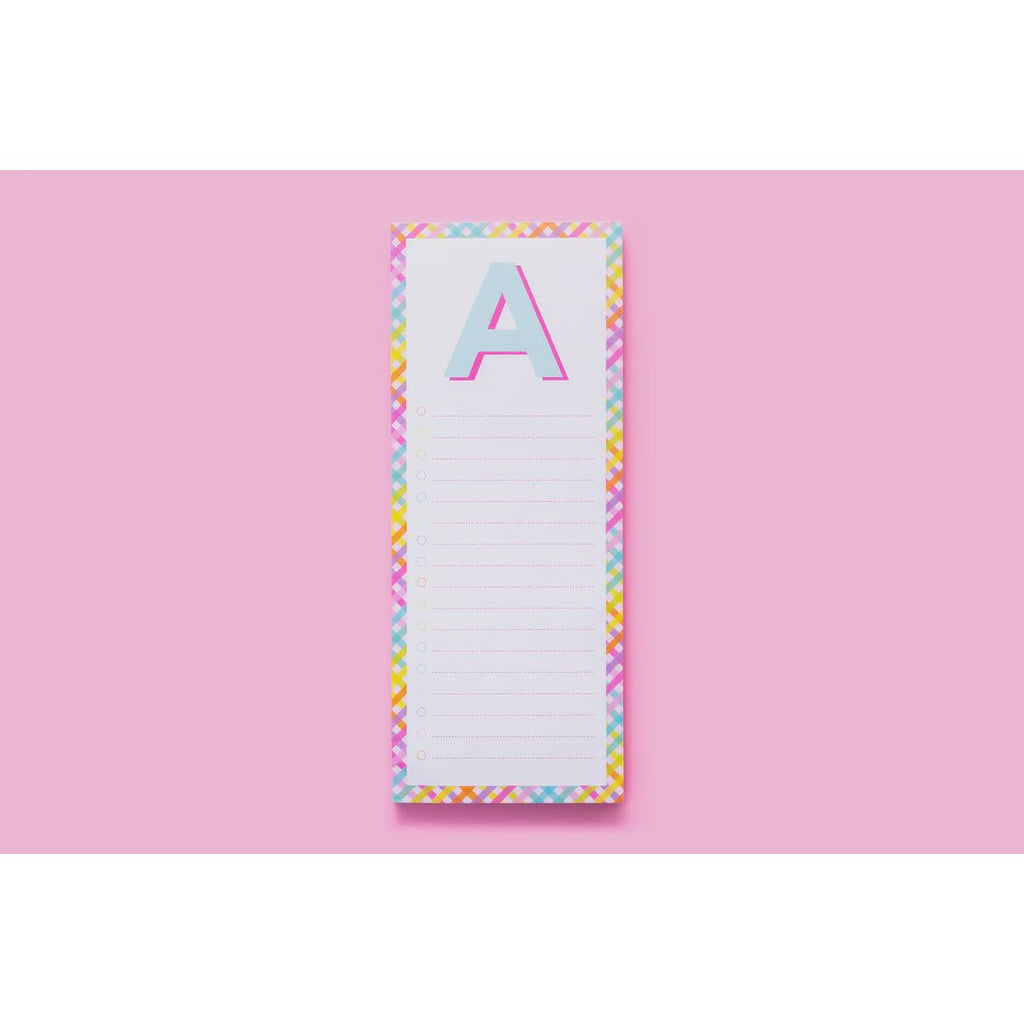 Letter List Pad - A