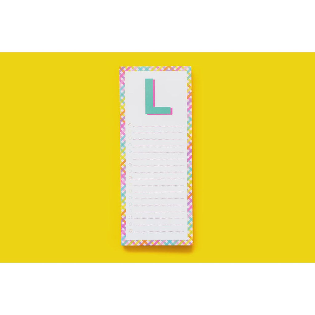 Letter List Pad - L
