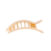 Teleties - Almond Beige Medium Flat Rectangle Hair Clip