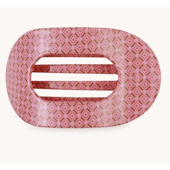 Teleties Berry Cozy Large Flat Round Hair Clip