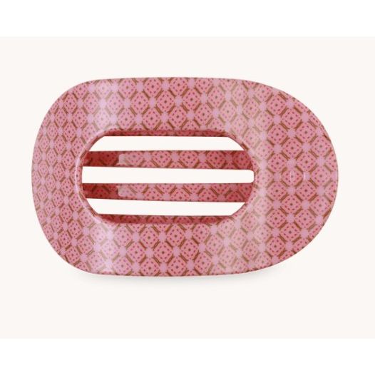 Teleties Berry Cozy Medium Flat Round Hair Clip