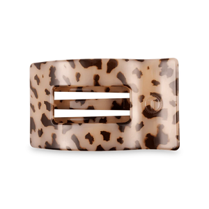 Teleties - Blonde Tortoise Medium Flat Rectangle Hair Clip