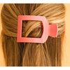 Teleties Calming Coral Large Flat Square Hair Clip