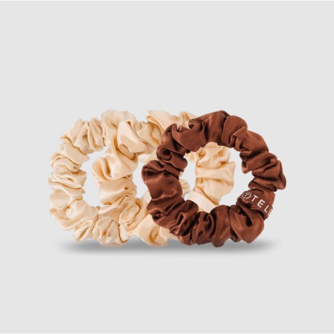 Teleties - For The Love of Nudes Small Scrunchie (Set of Three)