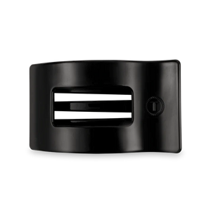 Teleties - Jet Black Medium Flat Rectangle Hair Clip