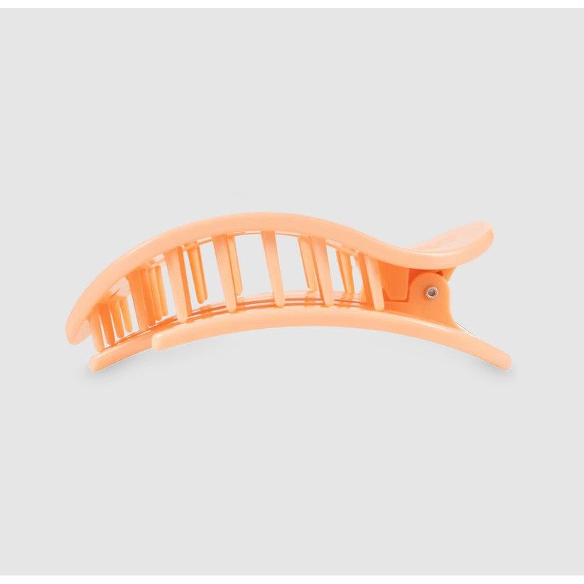 Teleties - Medium Peach Fuzz Flat Round Hair Clip