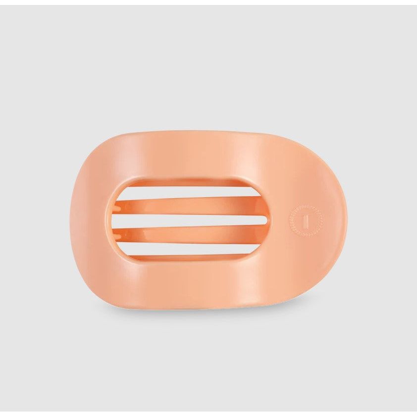 Teleties - Medium Peach Fuzz Flat Round Hair Clip