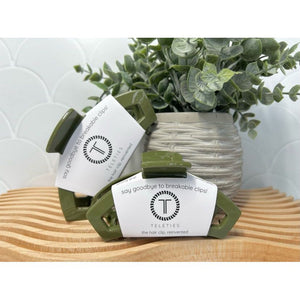 Teleties - Open Olive Large Hair Clip