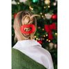 Teleties - Rudolph Red Large Flat Round Hair Clip