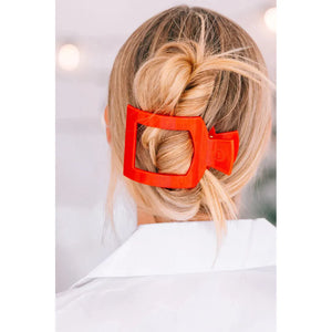 Teleties - Rudolph Red Large Flat Square Hair Clip