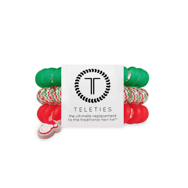 Teleties - Large Hair Ties - Santa Baby