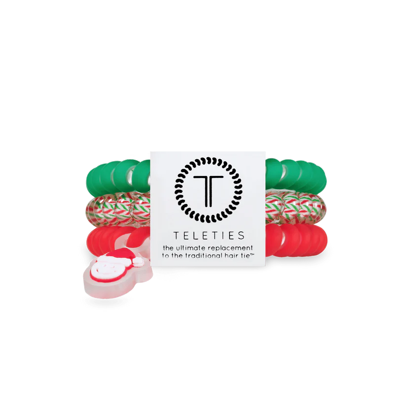 Teleties - Small Hair Ties - Santa Baby