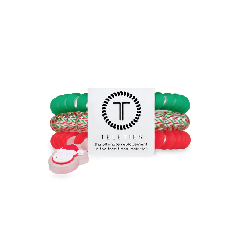 Teleties - Small Hair Ties - Santa Baby