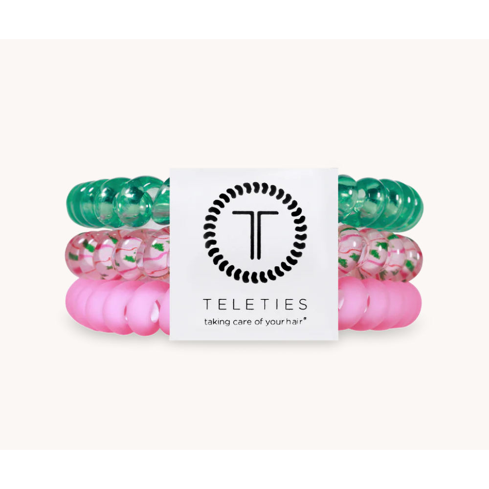Teleties - Small Hair Ties - Merry Pinkmas