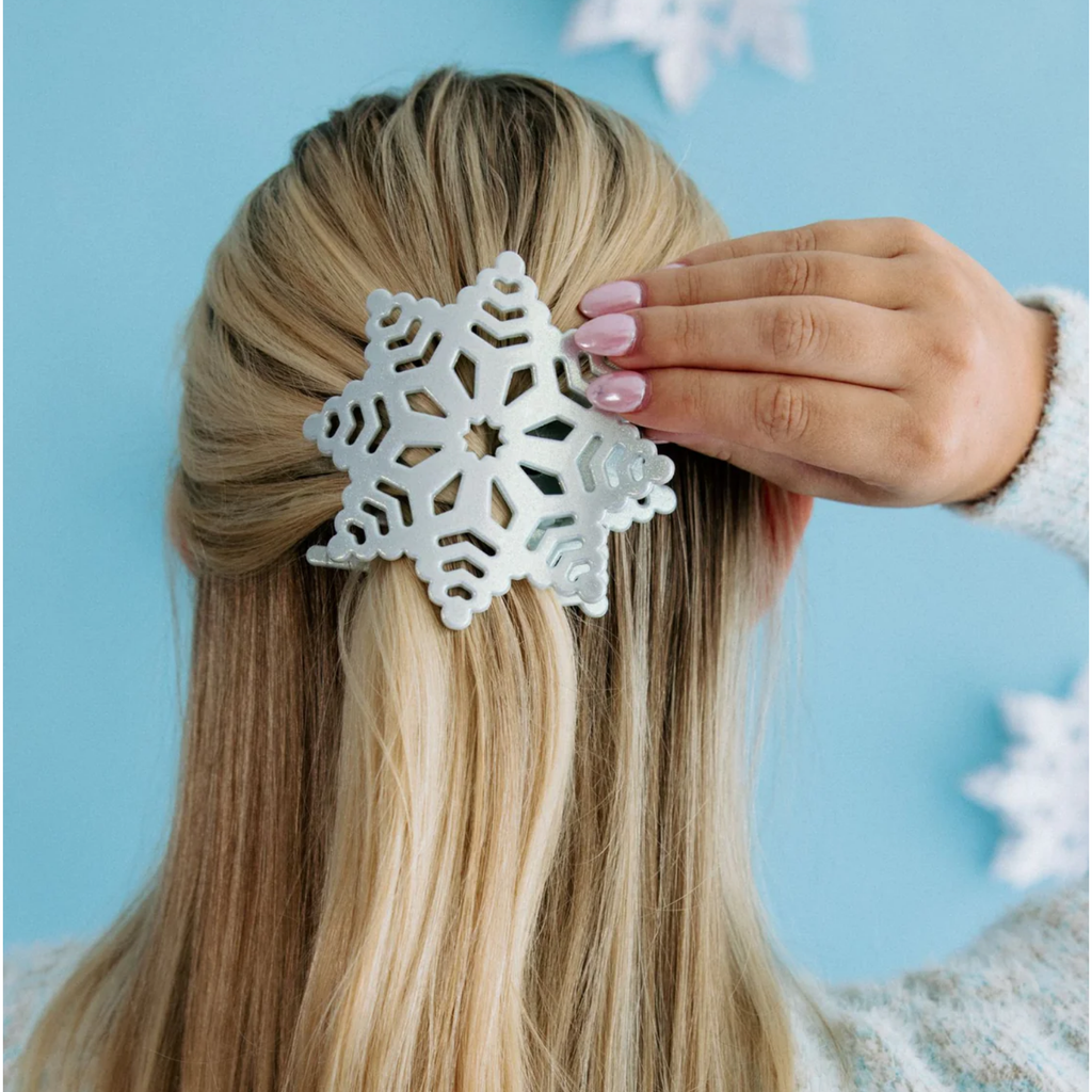 Teleties Snowflake Flat Hair Clip