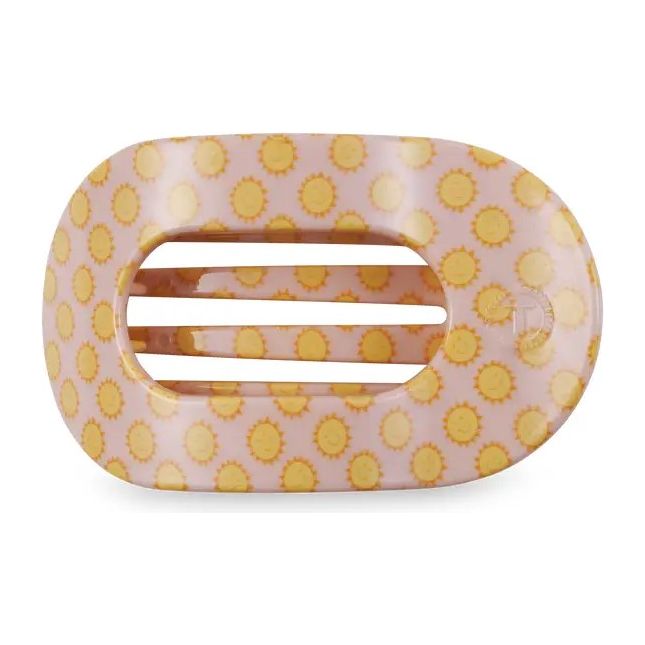 Teleties Sunny Days Ahead Large Flat Round Hair Clip