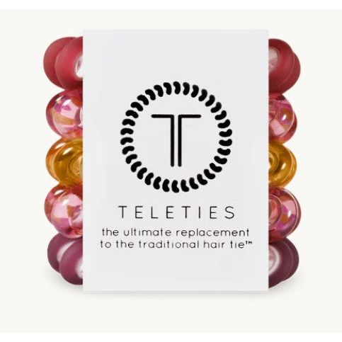 Teleties - Tiny Hair Ties - Burgundy Bliss