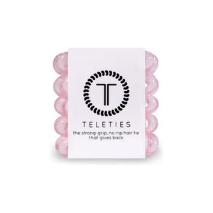 Teleties - Tiny Hair Bands - Rose Water Pink