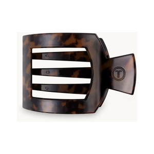 Teleties - Medium Flat Square Tortoise Clip