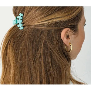 Teleties Totally Turquoise Classic Tiny Hair Clip