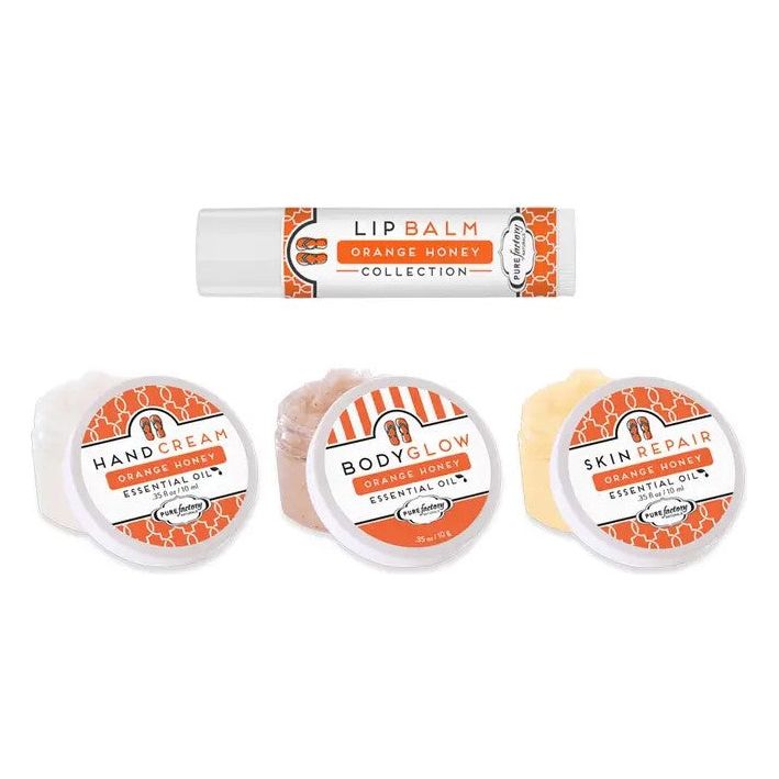 The Works Gift Pouch - Orange Honey