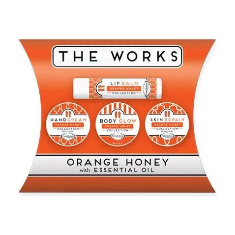 The Works Gift Pouch - Orange Honey