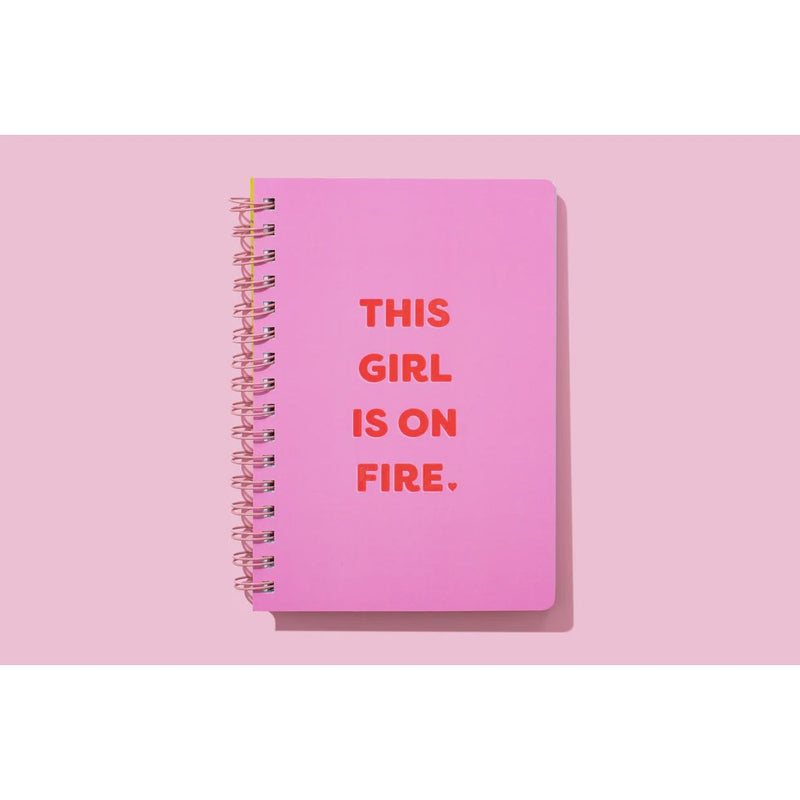 This Girl Is On Fire Notebook