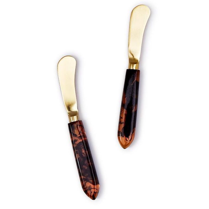 Tortoise Swirl Set of 2 Spreader