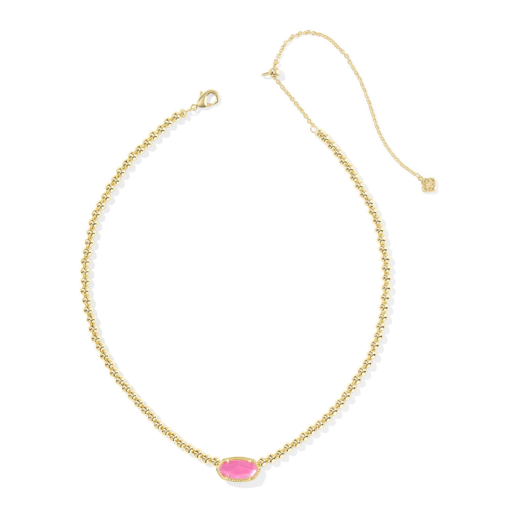 KENDRA SCOTT ELISA BEADED NECKLACE GOLD AZALEA ILLUSION