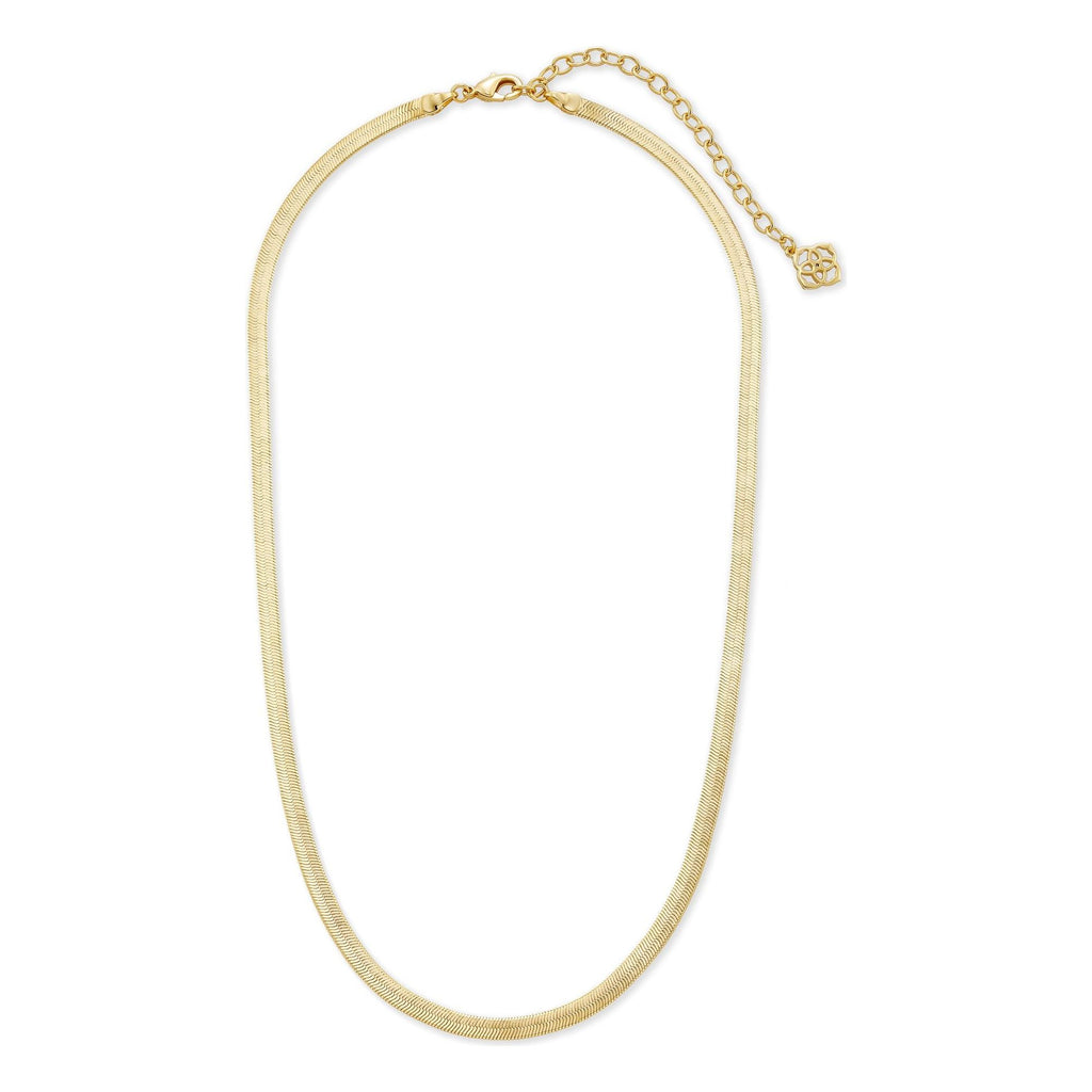 KENDRA SCOTT KASSIE CHAIN NECKLACE GOLD METAL