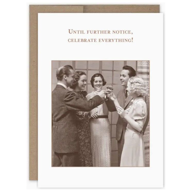 Until Further Notice Congrats Card