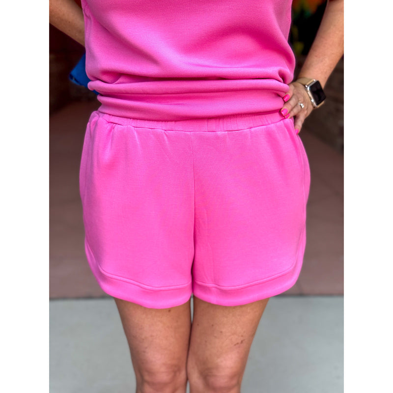 Ollie High-Rise Shorts - Ibis Rose