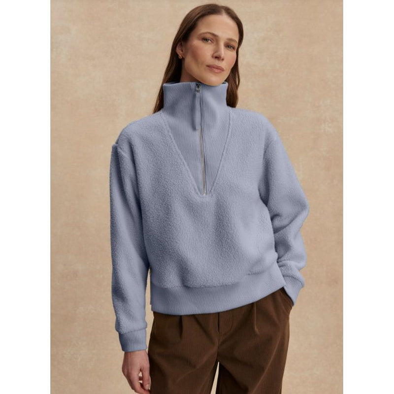 Varley Jaylin Half Zip Fleece - Glacier Blue
