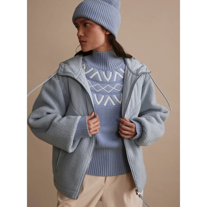 Varley Rosia Fleece Hoodie - Ashley Blue