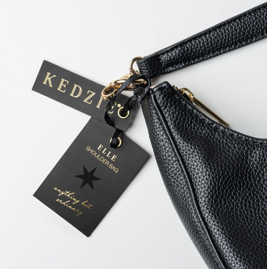 Kedzie Elle Shoulder Bag - Black