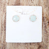 Virtue Gemstone CZ Stud - Mint