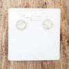 Virtue Gemstone CZ Stud - White