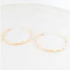 Virtue LUXE Gold Zig Zag Hoop - The Claire